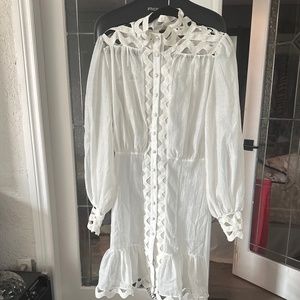 Zimmer-esque white dress